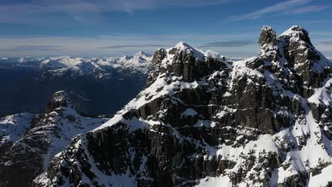 top of sky pilot mountain in squamish, bc