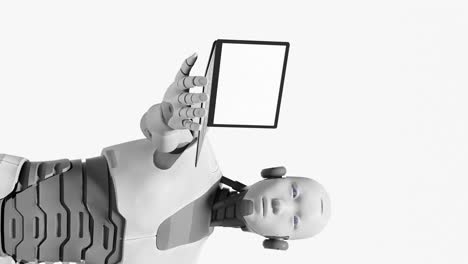 vertical-of-robot-humanoid-prototype-cyborg-holding-modern-laptop-with-black-white-screen-over-palm-hand-artificial-intelligence-taking-over-concept-in-3d-rendering-animation