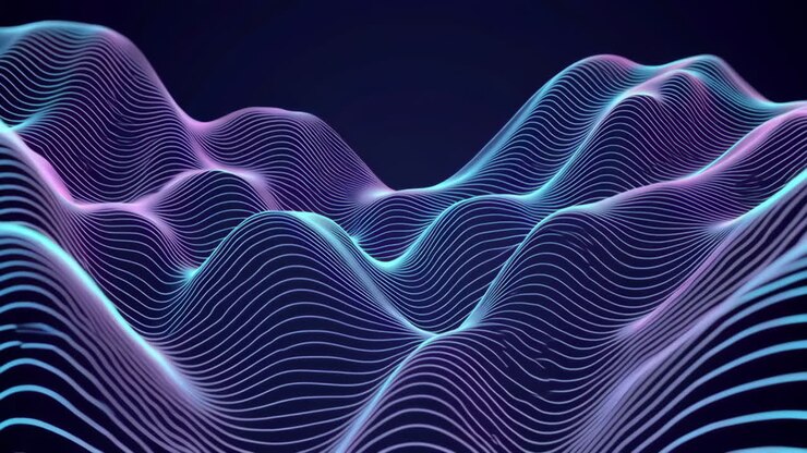 Abstract Wave Pattern Background