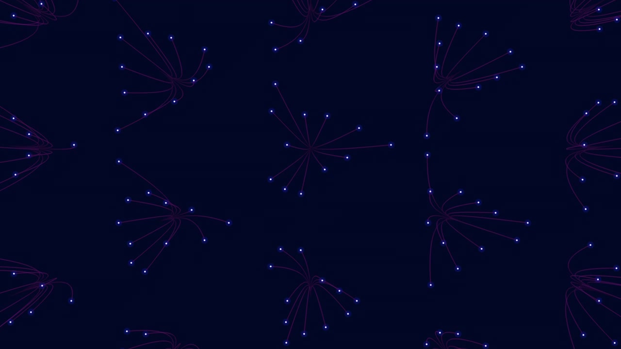 Blue and purple network seamless pattern for web design