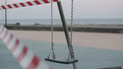 an empty swing at isolation