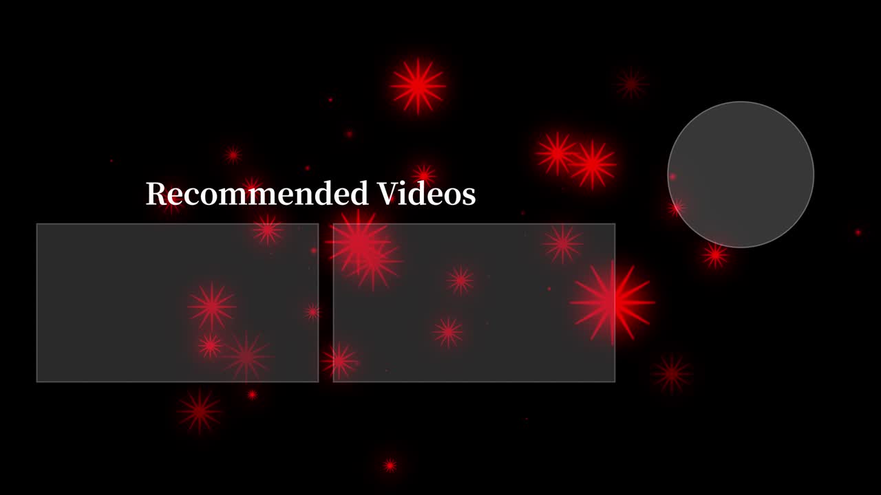 iluminación del objeto tarjeta final pantalla final gráficos de movimiento