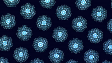 blue circle pattern on a black background versatile digital design element