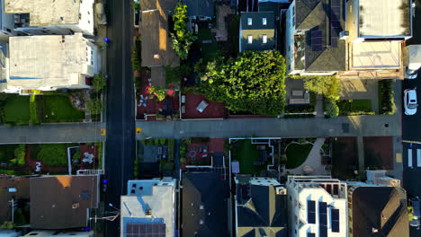 Above-View-Of-The-Manhattan-Beach-Laid-back-South-Bay-Community-In-Los-Angeles-County,-California,-United-States