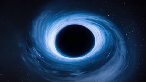 black hole in space