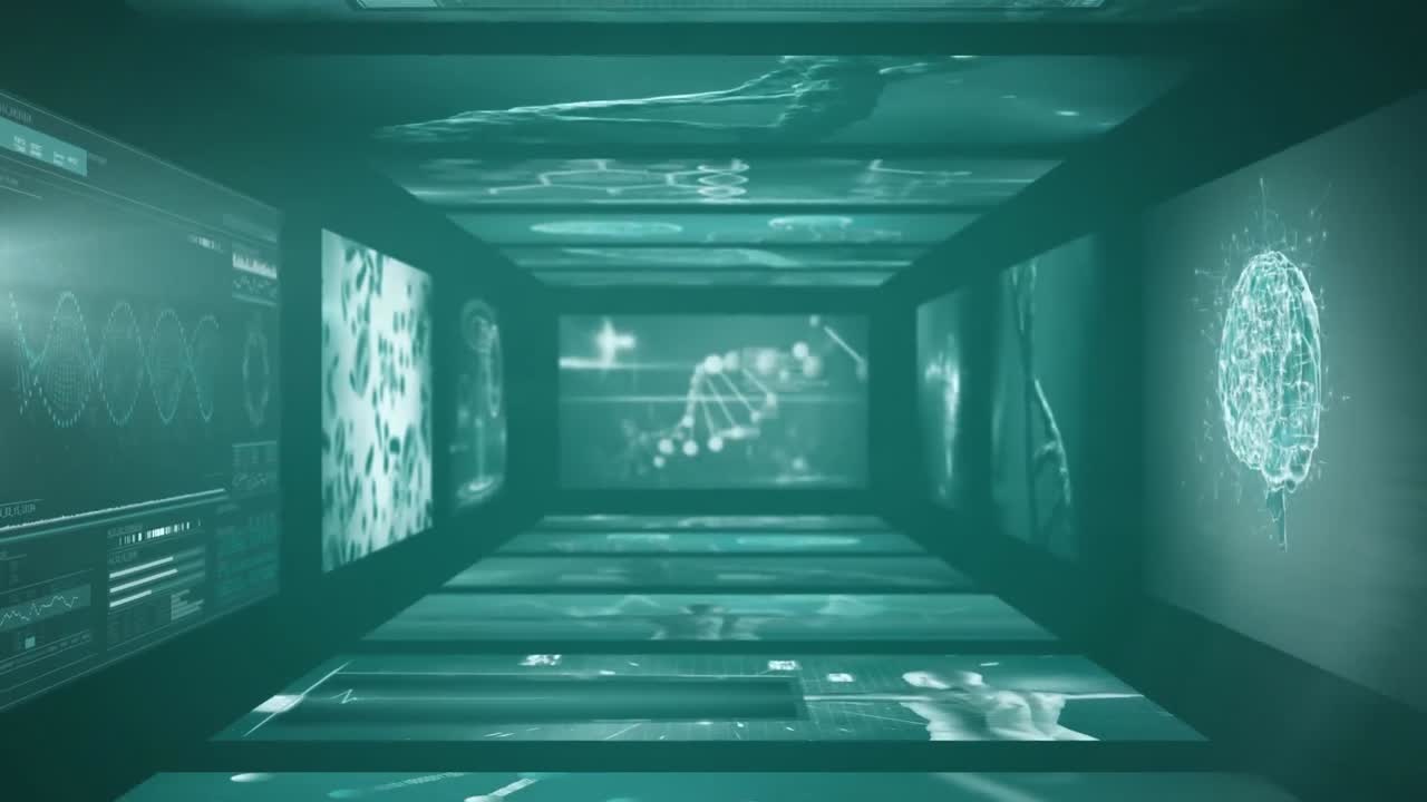 의료 데이터 처리의 디지털로 생성된 비디오