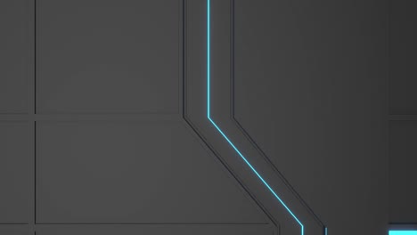 animated futuristic technological or industrial background loop