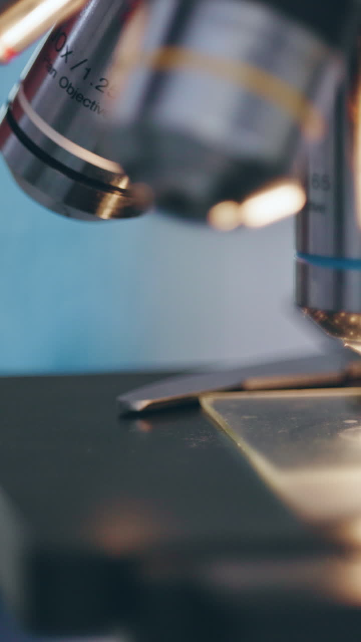 Close-up of a Microscope