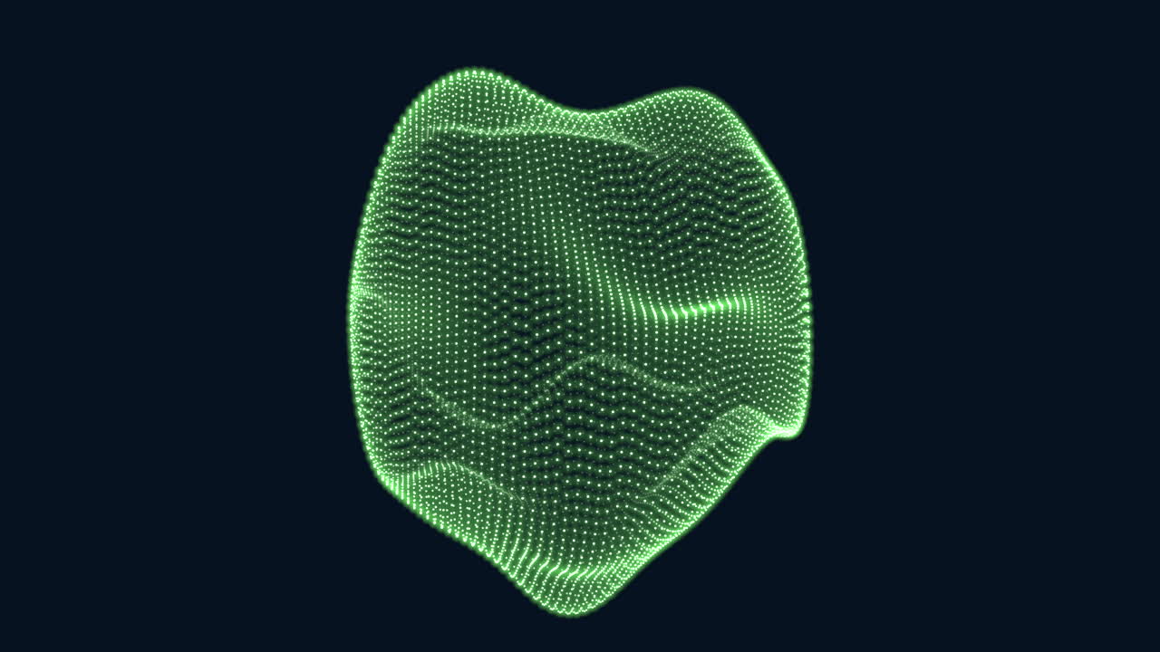 A sleek 3D rendering featuring a vibrant green, wavy line, suitable for a modern or high-tech visual concept, exemplifying innovation and sophistication