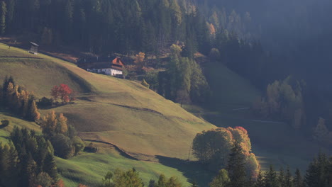 the prags valley or val di braies in the dolomites of northern italy.