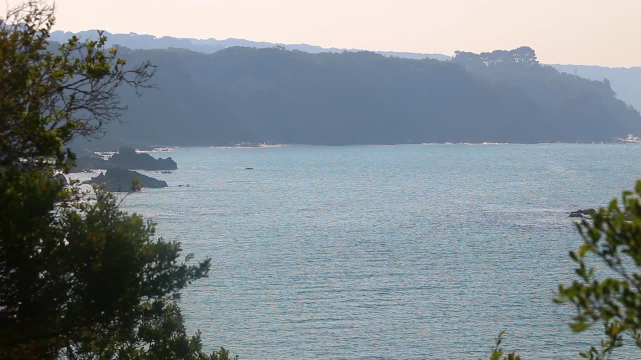 блеск заката, сверкающий на океане в уокервилле виктория австралия