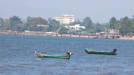 two boats moving on pattaya's coastal waters