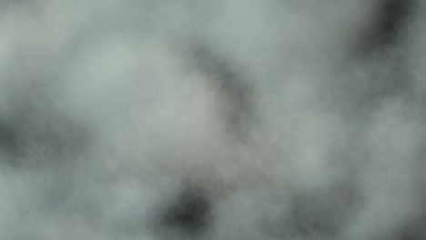 densidad media de difusión de humo, limpiando el marco concéntricamente hacia adentro.