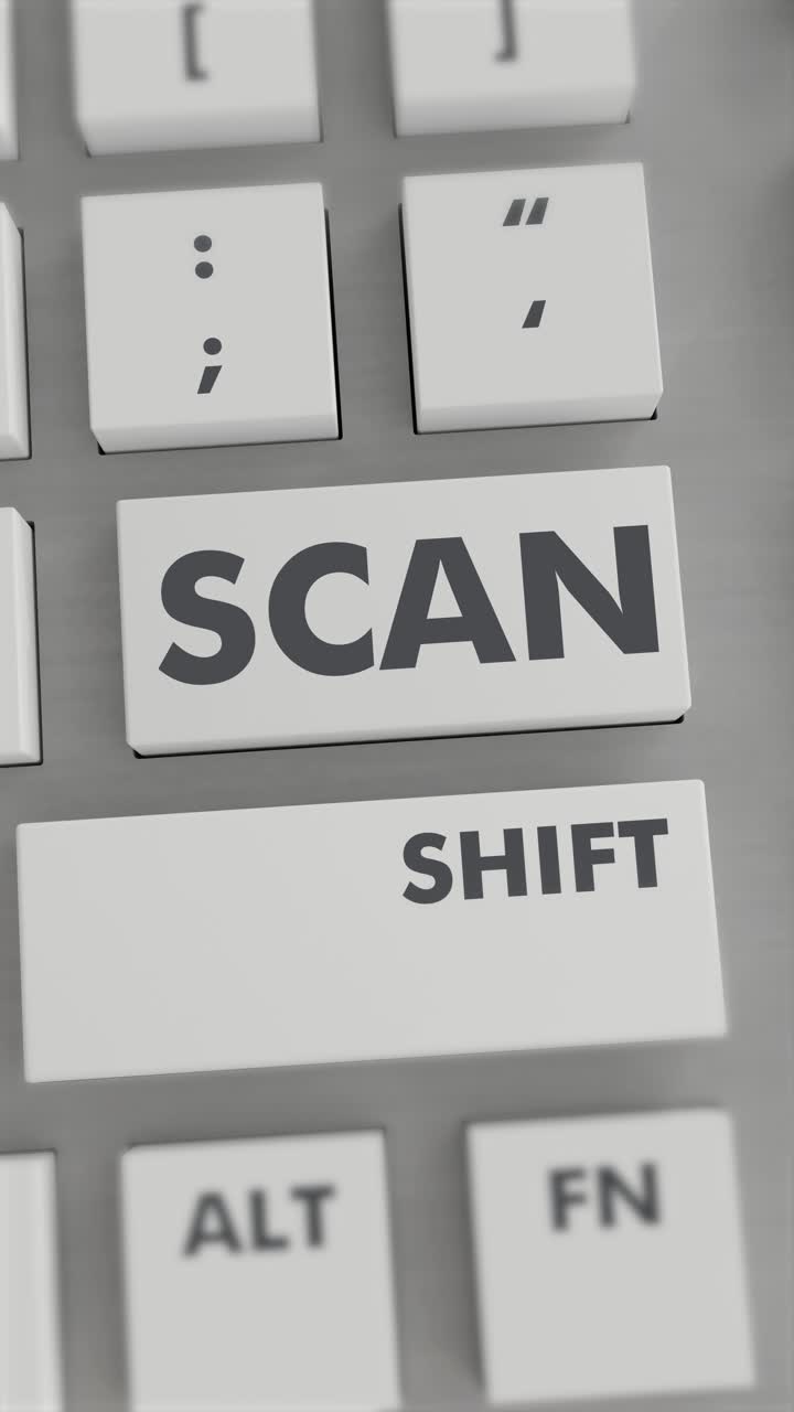 SCAN BUTTON PRESSING ON KEYBOARD Vertical Video