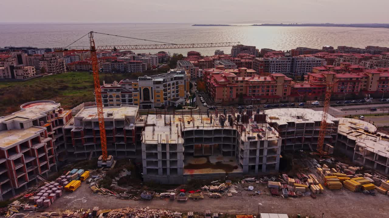 Construction developments near the coastal area of Bulgaria