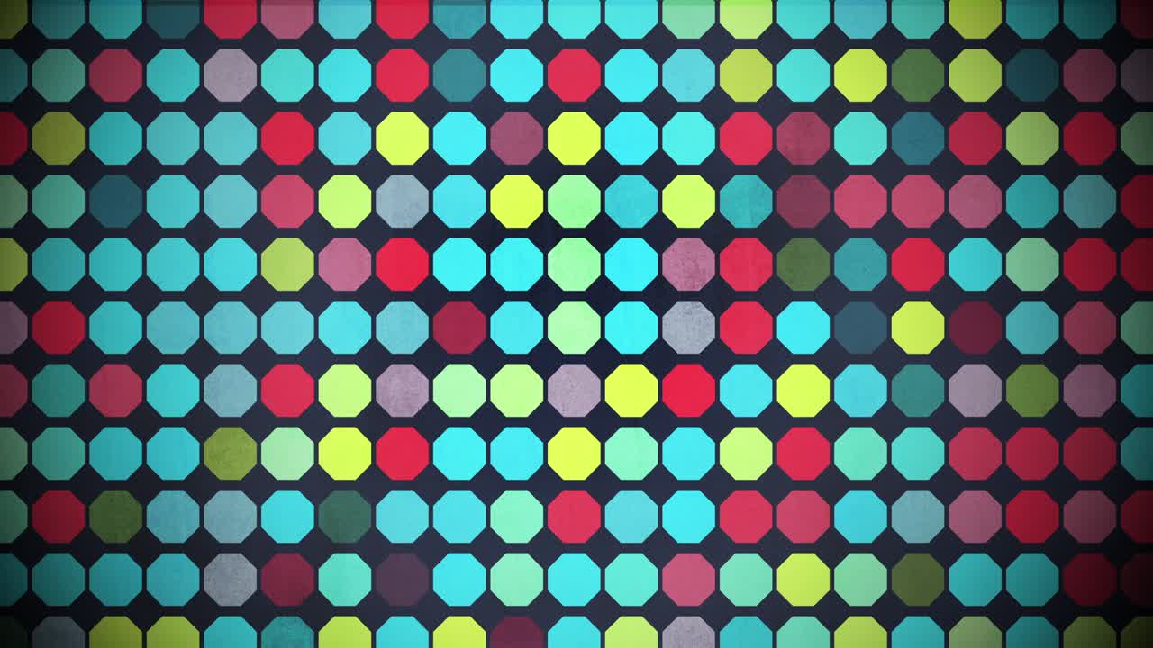 pequeño patrón de puntos geométricos abstractos y coloridos