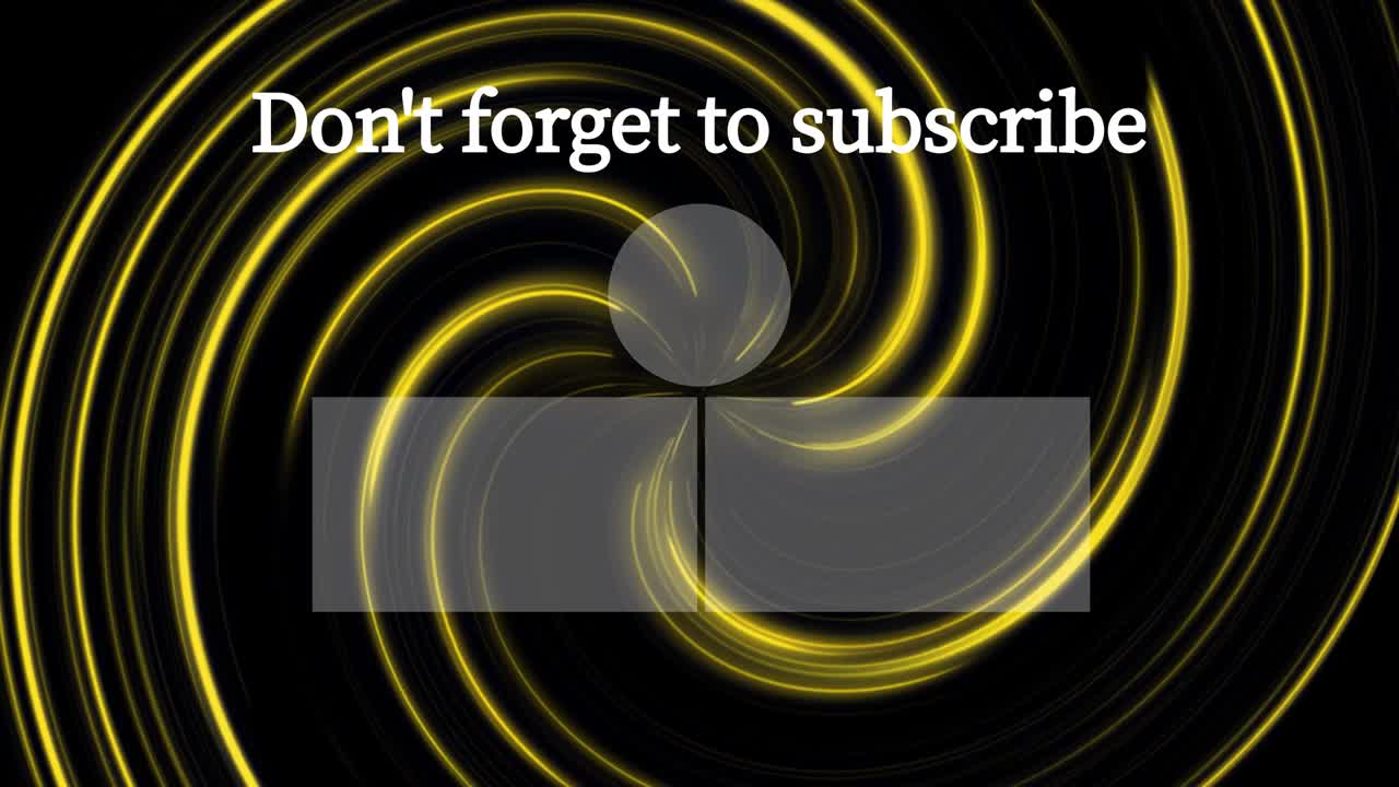 보르텍스 네온 엔드 카드 엔딩 스크린 모션 그래픽