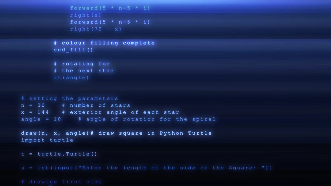 4k digital binary programming code running over computer screen terminal hacking hackers on the