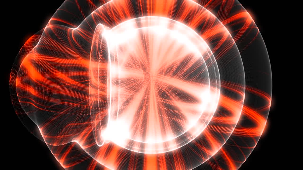 campo de energía abstracto