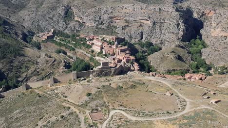 albarracín municipio de la sierra de albarracin en la provincia de teruel - spain