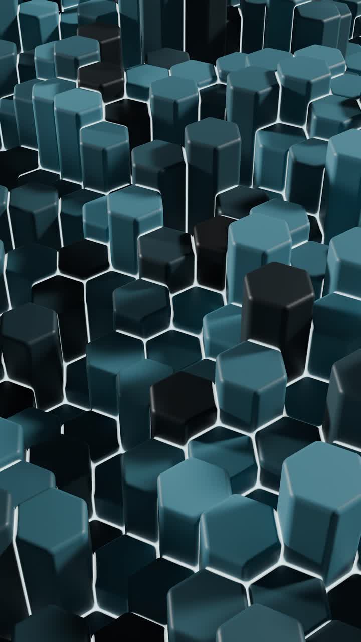 fondo hexagonal abstracto