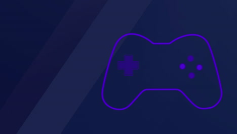 animación del logotipo púrpura del videojuego