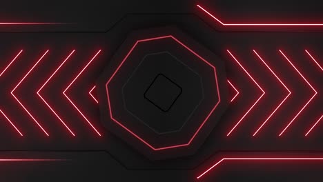 neon geometric futuristic background