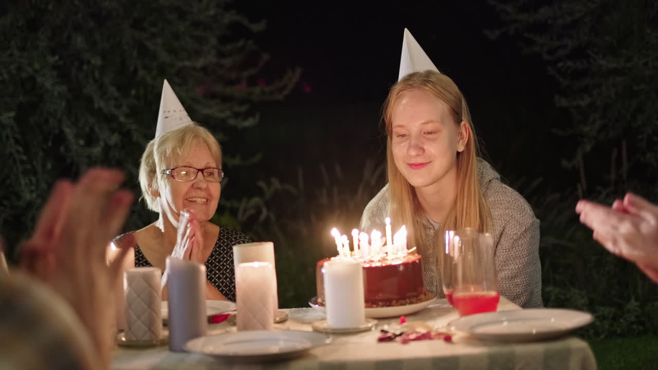 празднование дня рождения с семьей