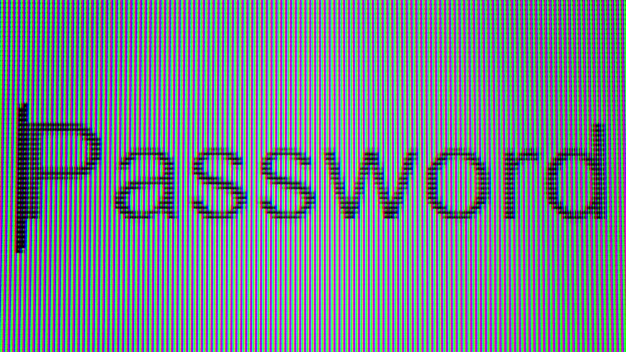 pixelado de la pantalla de la computadora dañado