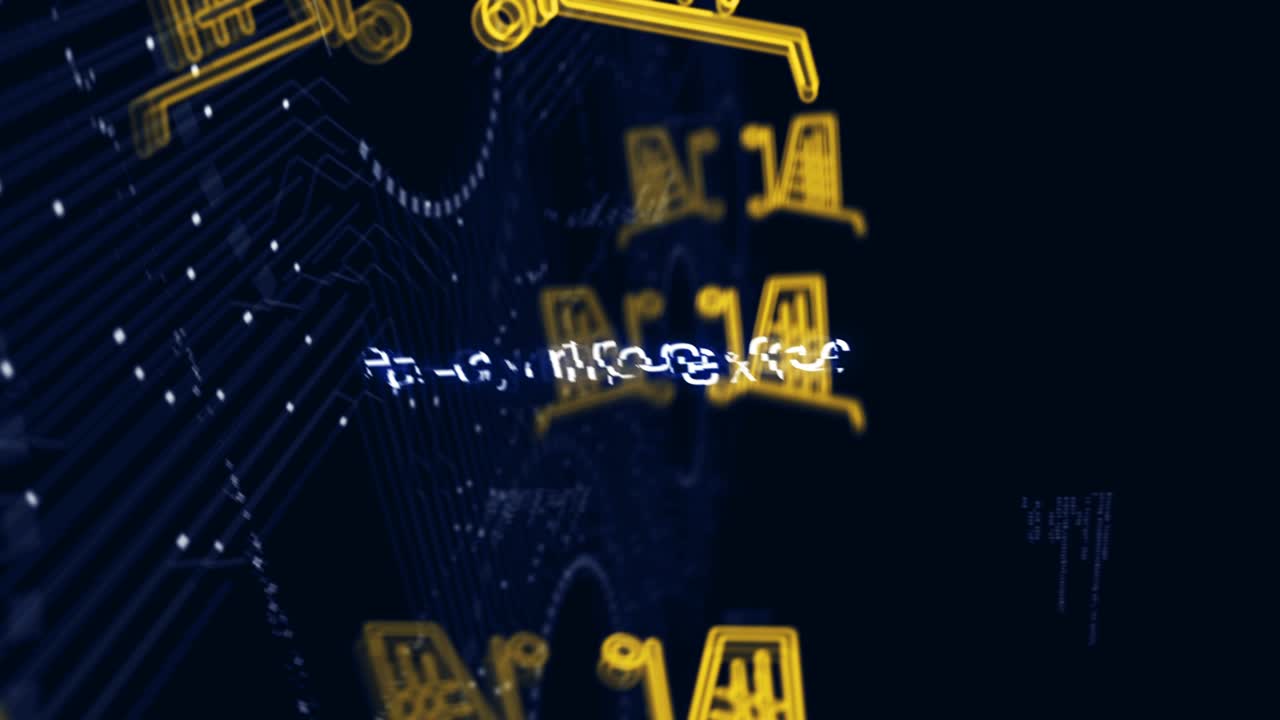 쇼핑 카트 아이콘 온라인 상업 및 비즈니스 상징 루프 사이버 개념