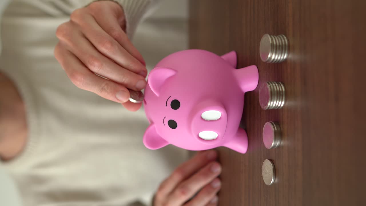 concepto de convertir las ganancias en ahorros.