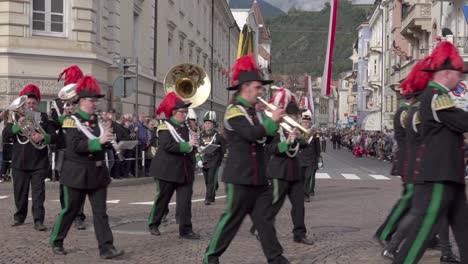 brass band crailsheim at the annual grape festival, meran - merano, south tyrol, italy (part 3 of 4)