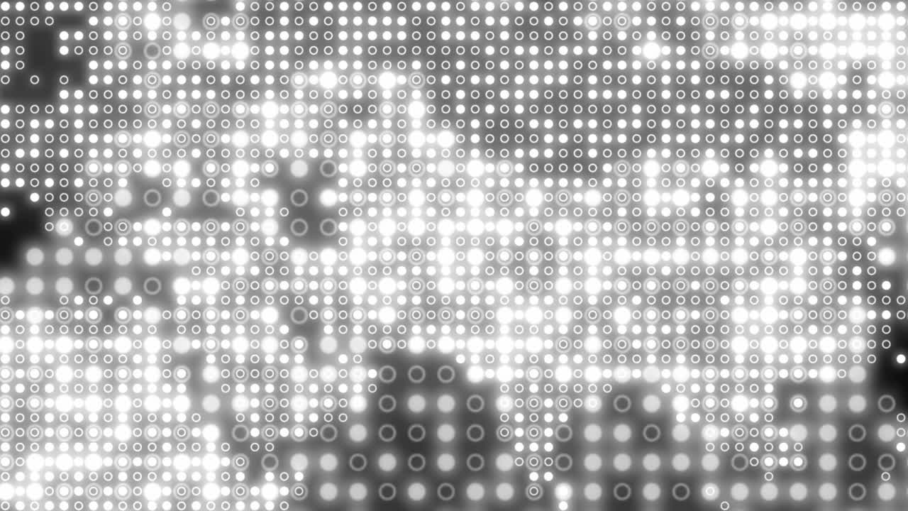 Digital dots and circles abstract.