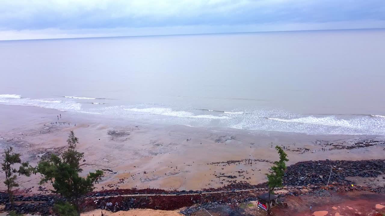 인도 서벵골 디가 해변의 고요한 아름다움