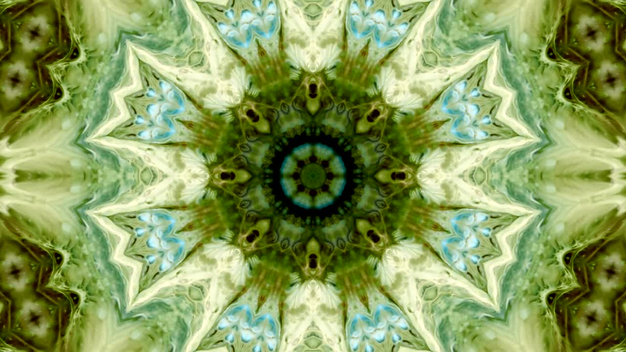 Abstract Colorful Kaleidoscope Background Movement