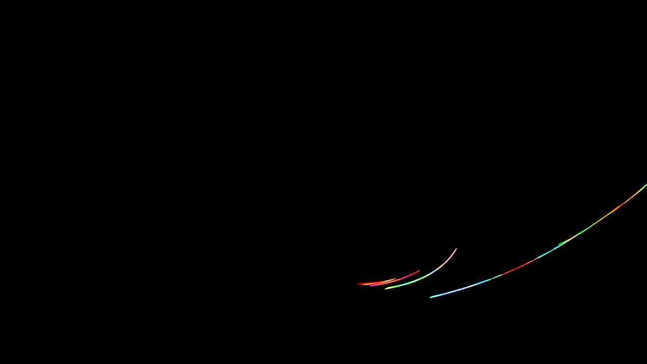 curvas coloridas movimiento de bucle abstracto fondo