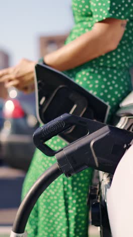 carga de un vehículo eléctrico