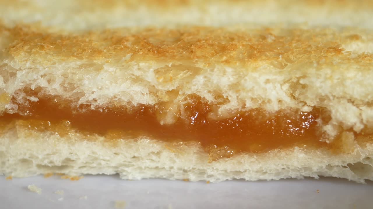 카야 토스트의 클로즈업