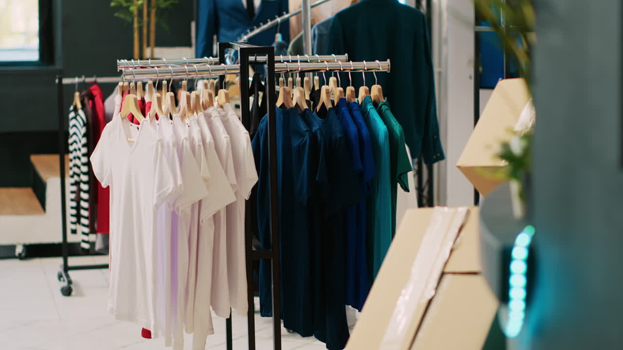 비어있는 현대 부티크