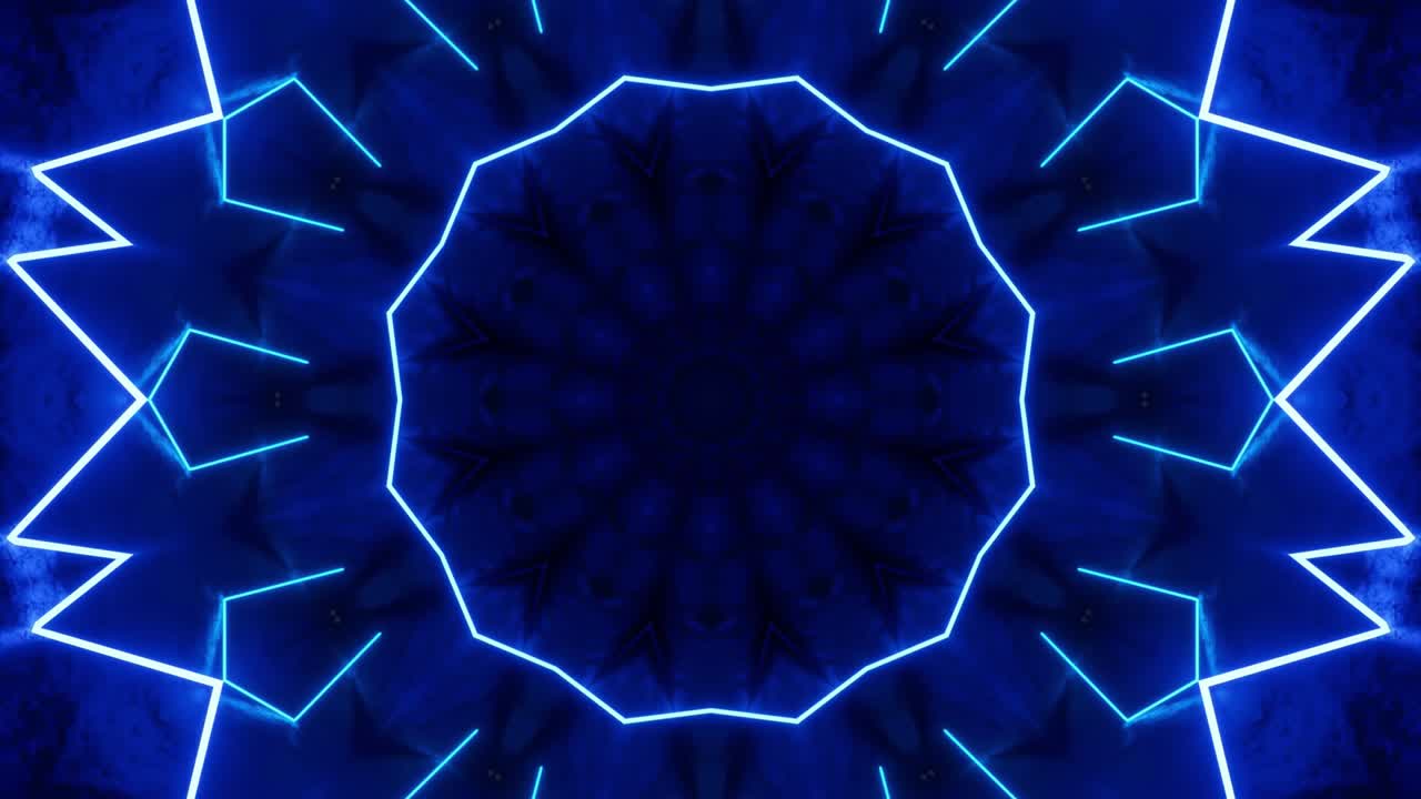 el arte del mosaico vintage ornamental la flor azul. el mandala cósmico esotérico abstracto. la flor de loto en ciernes