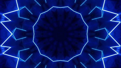 el arte del mosaico vintage ornamental la flor azul. el mandala cósmico esotérico abstracto. la flor de loto en ciernes