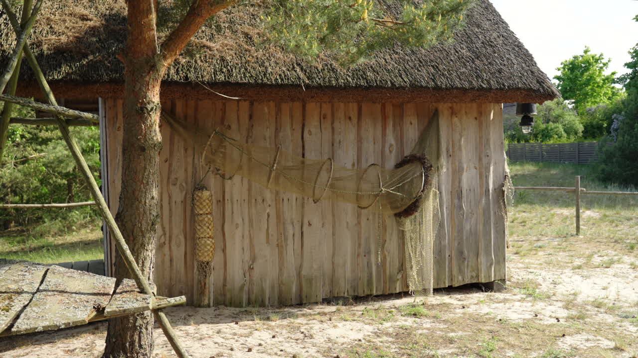 Old fisherman village at the Baltic sea