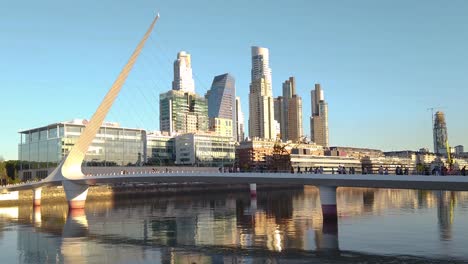 stunning view of puerto madero, buenos aires, argentina