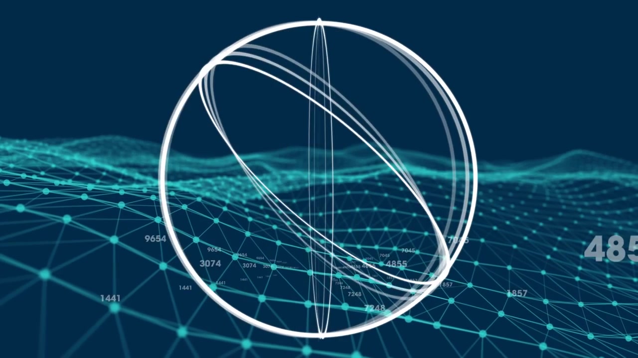 Animation of scopes, data processing over network of connections
