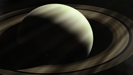 saturn and rays of sun. elements of this video furnished by nasa. 4k resolution.