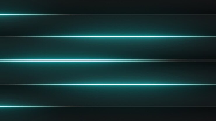 Abstract Dark Background with Teal Lines