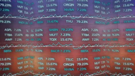 Animation-Der-Börse-über-Verschiedene-Menschen,-Die-Auf-Der-Straße-Gehen