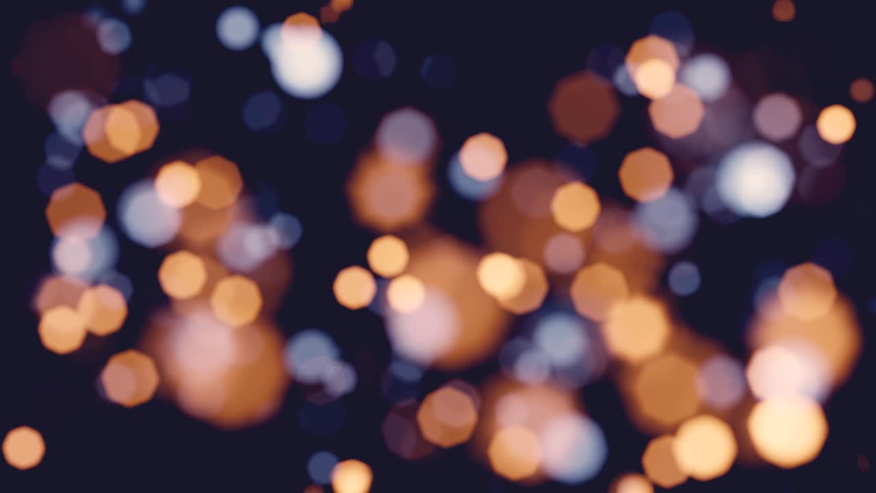 Luci Bokeh Astratte Scintillanti su Sfondo Scuro