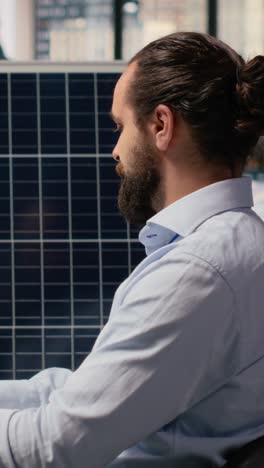 Sustainability RD professional uses AI tech to design clean energy solar panels