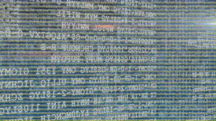 Data processing on grey background